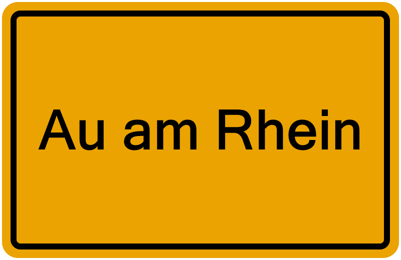 Handelsregister Au am Rhein